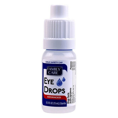 Family Care, Eye Drops Advanced Formula, 0.5 Oz Family Care