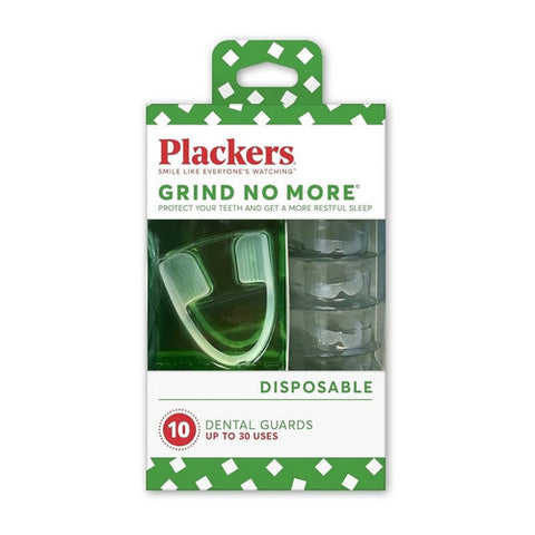 Plackers, Grind No More Disposable Dental Guards, 10 Count