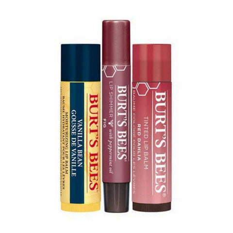 Burts Bees, Mistletoe Kiss Red Collection Holiday Gift Set, 3 Pack Burts Bees