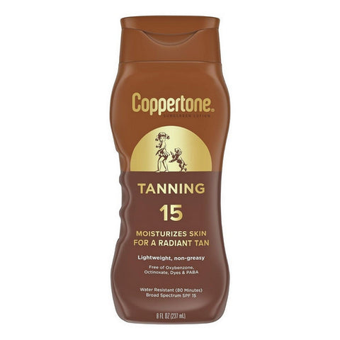 Tanning Sunscreen Lotion SPF 15 8 Oz by Coppertone
