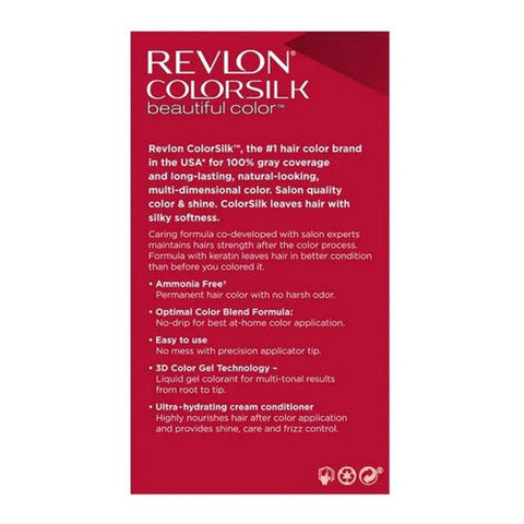 Revlon, Colorsilk Permanent Hair Color 43 Medium Golden Brown, 1 Count Revlon