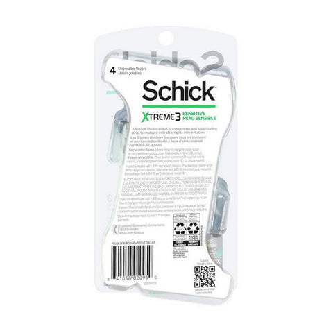 Schick, Schick Xtreme Disposable Razors Sensitive, 4 Count Schick