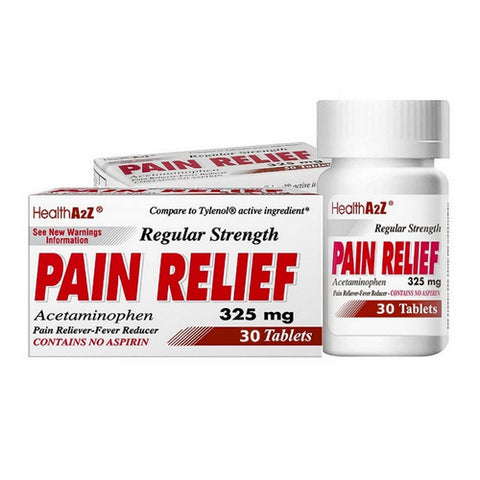Regular Strength Pain Relief 30 Count by Health A2Z
