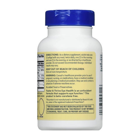 Foster And Thrive, Eye Health, 120 Softgels