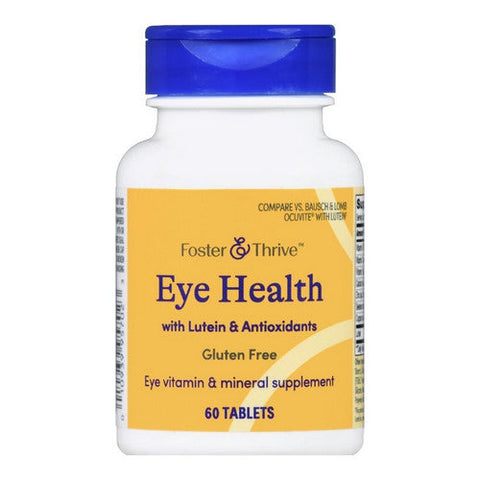 Foster And Thrive, Eye Health With Lutein And Antioxidants, 60 Tabs Foster And Thrive