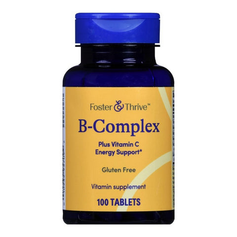 Foster And Thrive, Vitamin B-Complex, 100 Tabs