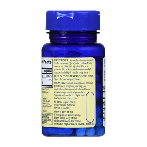 Foster And Thrive, Biotin, 5000 Mcg, 60 Capsules