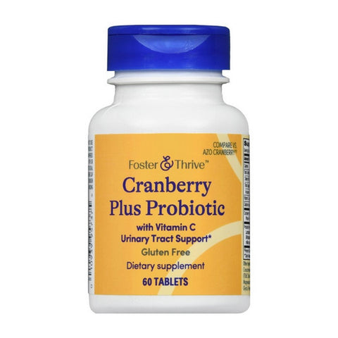 Foster And Thrive, Cranberry Plus Probiotic, 60 Tabs