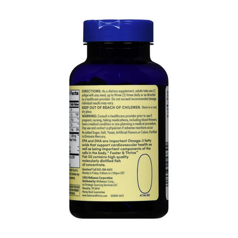 Foster And Thrive, Fish Oil, 1200 Mg, 100 Softgels