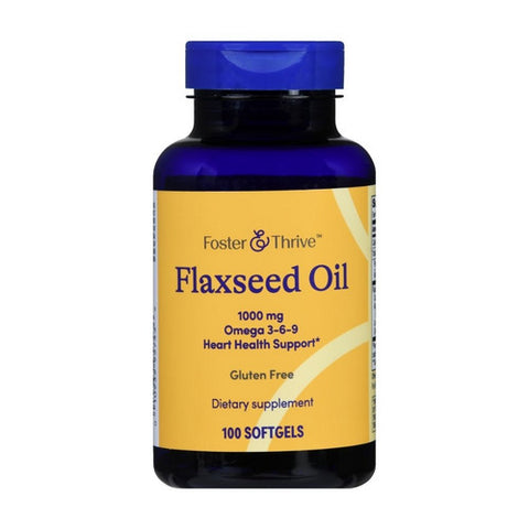 Flaxseed Oil 100 Softgels by Foster And Thrive