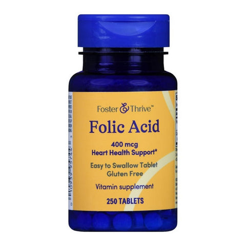Foster And Thrive, Folic Acid, 400 Mcg, 250 Tabs