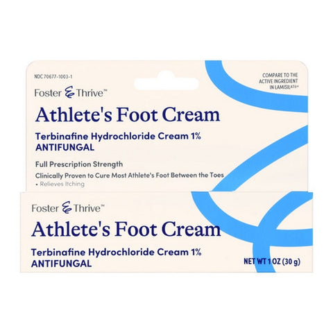 Foster And Thrive, Athlete's Foot Cream Terbinafine Hydrochloride 1%, 1 Oz