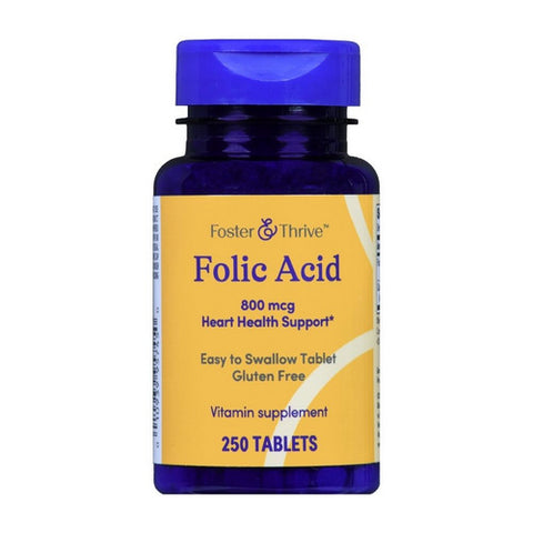 Folic Acid 250 Tabs by Foster And Thrive