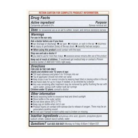 Foster And Thrive, Earwax Removal Kit, 0.5 Oz