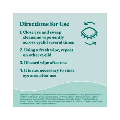 Bausch + Lomb, Biotrue Micellar Eyelid Cleansing Wipes, 30 Count Bausch + Lomb