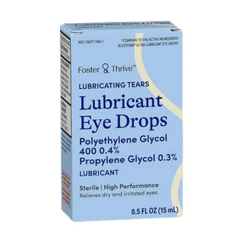 Foster And Thrive, Lubricating Tears Lubricant Eye Drops, 0.5 Oz