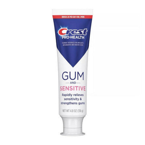 Crest, Pro Health Sensitive And Gum All Day Protection Toothpaste, 4.8 Oz Crest