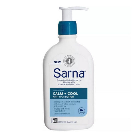 Sarna, Anti-Itch Lotion Calm + Cool, 7.5 Oz