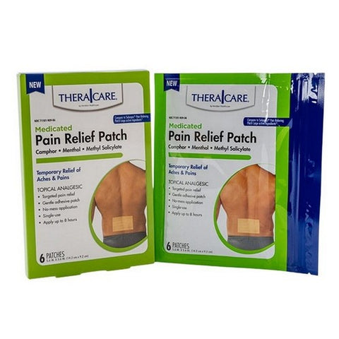 Theracare, Pain Relief Medicated Patch, 6 Count