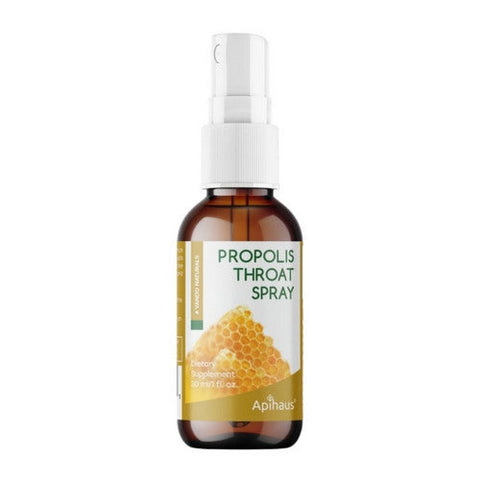 Apihaus, Propolis Throat Spray Alcohol Free, 1 Oz Apihaus