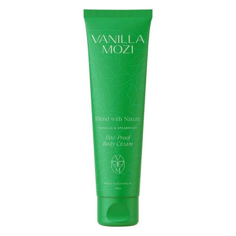 Vanilla Mozi, Bite Proof Body Cream Vanilla Spearmint, 4.2 Oz
