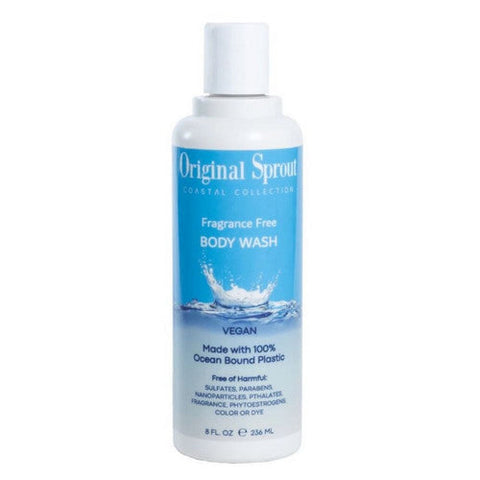 Original Sprout, Coastal Bodywash Fragrance Free, 8 Oz Original Sprout