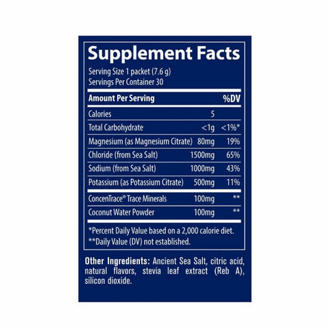 Trace Minerals, ZEROLyte, 30 Count