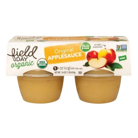 Field Day, Organic Original Grab And Go Apple Sauce, 16 Oz (Case Of 18)