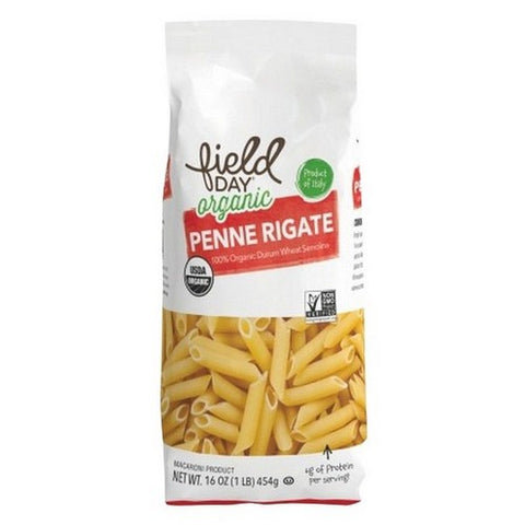 Field Day, Organic Penne Rigate Pasta, 16 Oz (Case Of 12)