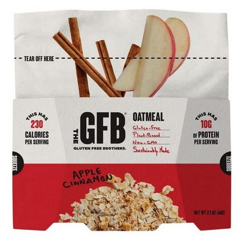 The Gfb, Apple Cinnamon Power Breakfast Oatmeal, 2 Oz (Case Of 6)