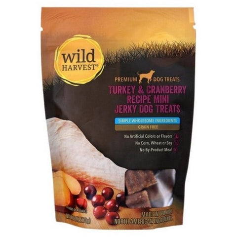 Wild Harvest, Turkey And Cranberry Mini Jerky Treats, 6 Oz (Case Of 6)