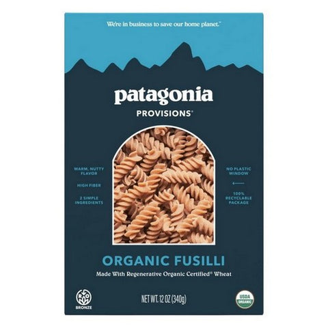 Patagonia Provisions, Organic Fusilli Pasta, 12 Oz (Case Of 6)