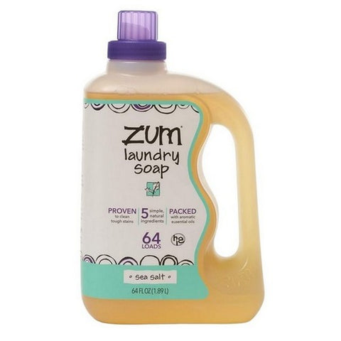 Zum, Laundry Soap Sea Salt, 64 Oz (Case Of 6)