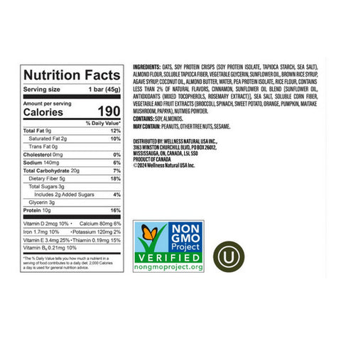 Silk, Cinnamon Almond Baked Oat Bar, 6.34 Oz (Case Of 6)