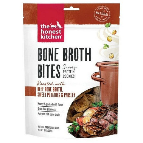 The Honest Kitchen, Bone Broth Bites Dog Treats Beef, 8 Oz (Case Of 6) The Honest Kitchen