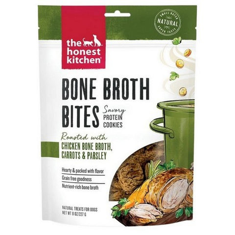 The Honest Kitchen, Bone Broth Bites Dog Treats Chicken, 8 Oz (Case Of 6)