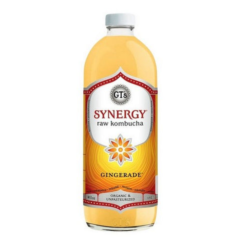 GT's, Gingerade Organic And Raw Kombucha, 48 Oz (Case Of 6)