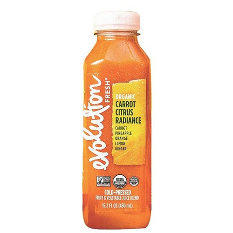 Evolution Fresh, Organic Carrot Citrus Radiance Juice, 15.2 Oz (Case Of 6)