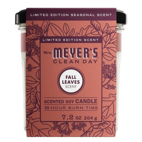 Mrs. Meyer's, Candle Soy Fall Leaves, 7.2 Oz (Case Of 6) Mrs. Meyer's