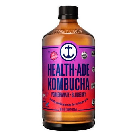 Health-Ade, Pomegranate Kombucha, 16 Oz (Case Of 12)