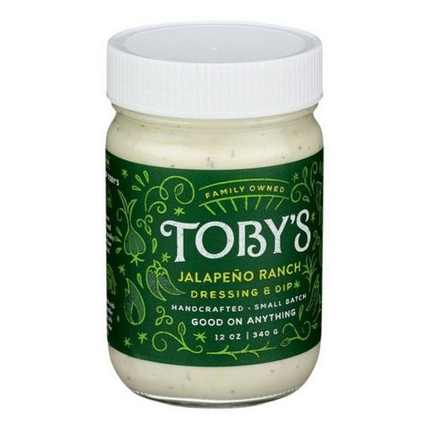 Toby's Family Foods, Jalapeno Ranch Dressing And Dip, 12 Oz (Case Of 6)