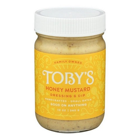 Toby's Family Foods, Honey Mustard Dressing And Dip, 12 Oz (Case Of 6)