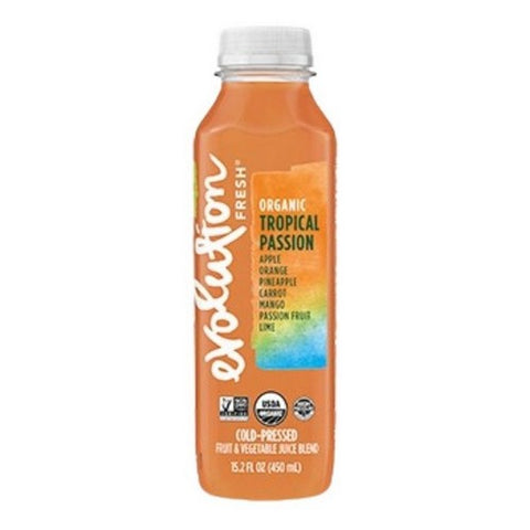 Evolution Fresh, Organic Tropical Passion Juice, 15.2 Oz (Case Of 6)