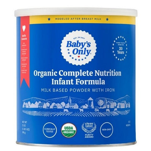 Babys Only Organic, Organic Complete Nutrition Milk Based Powder Infant Formula, 21 Oz (Case Of 6)