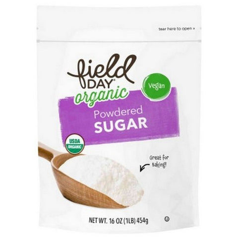 Field Day, Organic Sugar Powdered, 16 Oz (Case Of 12)