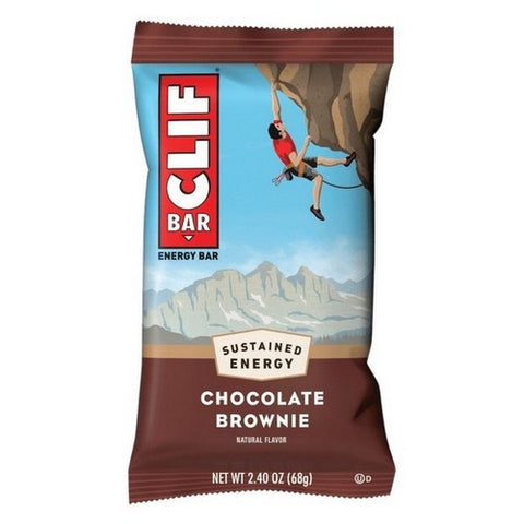 Clif Bar, Chocolate Brownie Energy Bar, 2.4 Oz X 5 Count (Case Of 6)