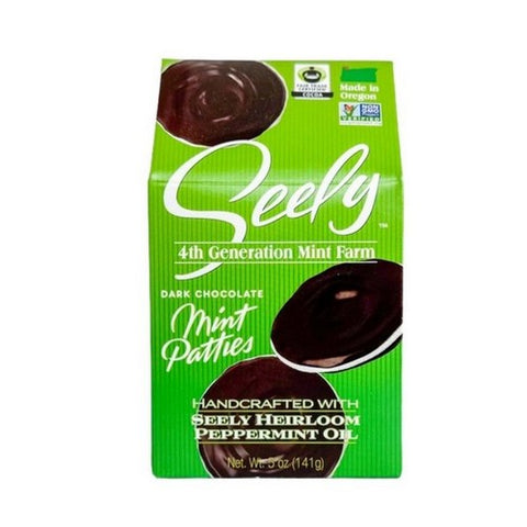 Seely, Dark Chocolate Mint Patties, 5 Oz (Case Of 6)