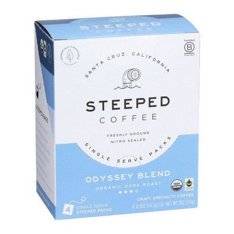 Steeped Coffee, Organic Odyssey Blend, 2 Oz (Case Of 6) Steeped Coffee