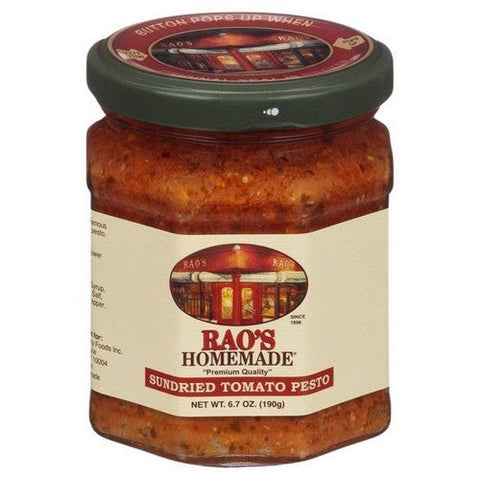 Rao's, Homemade Sundried Tomato Pesto Jar, 6.7 Oz (Case Of 6) Rao's