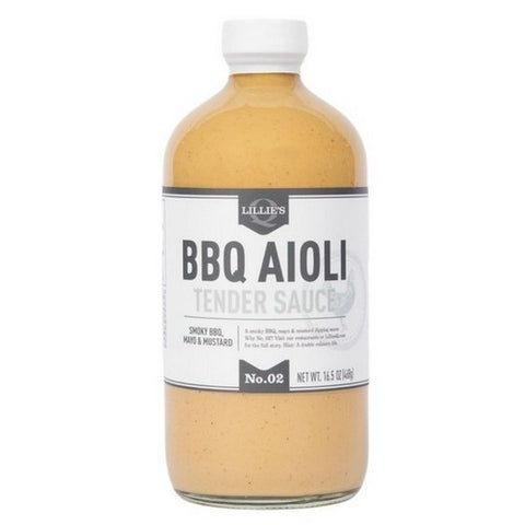 Lillies Q, BBQ Aioli Tender Sauce, 16.5 Oz (Case Of 6)
